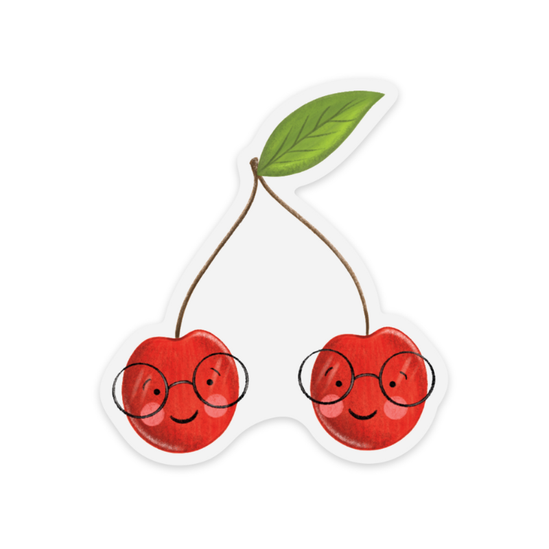 Cherries Vinyl Sticker