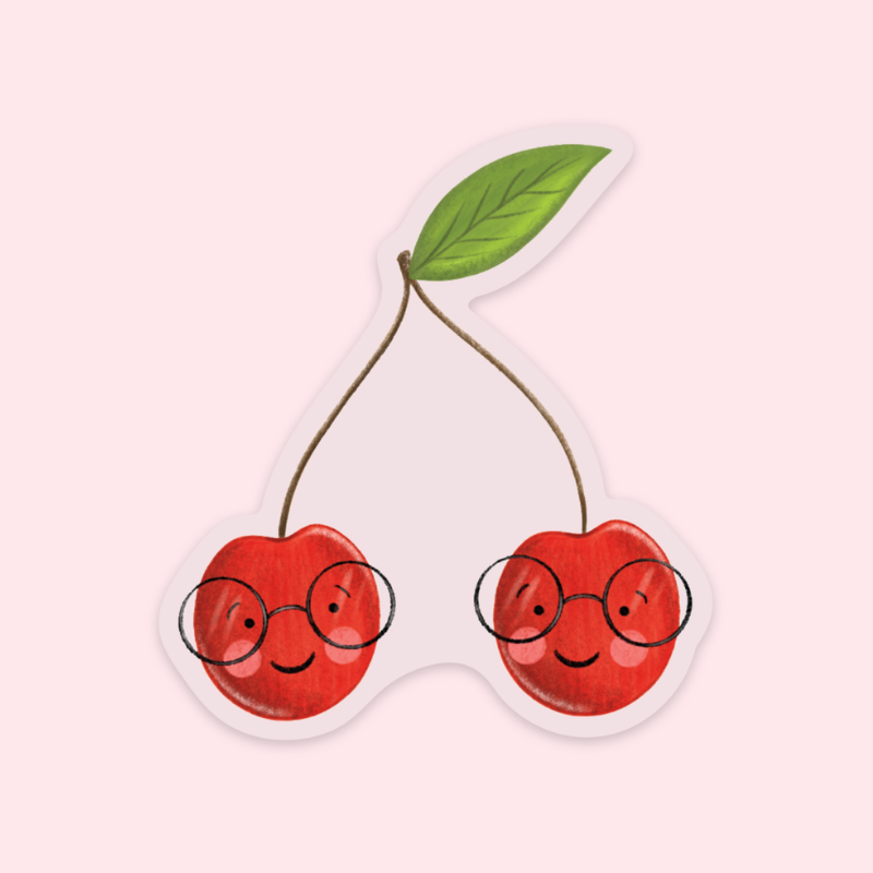 Cherries Vinyl Sticker