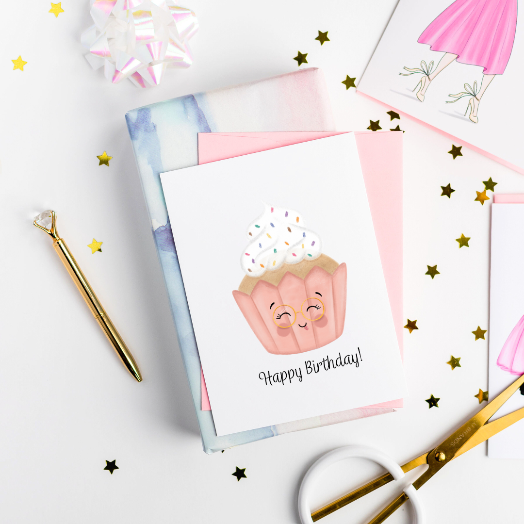 Cupcake Greeting Card