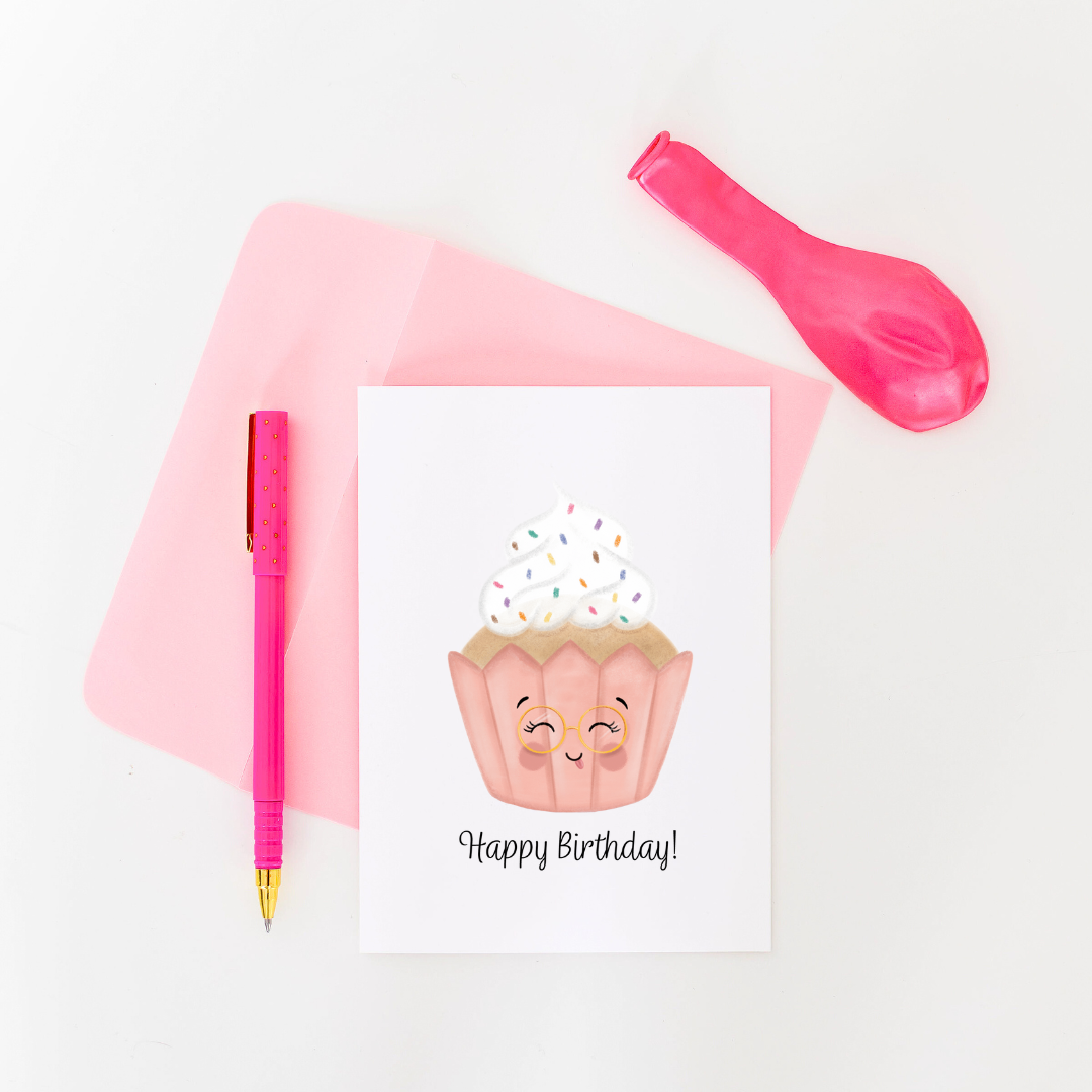 Cupcake Greeting Card