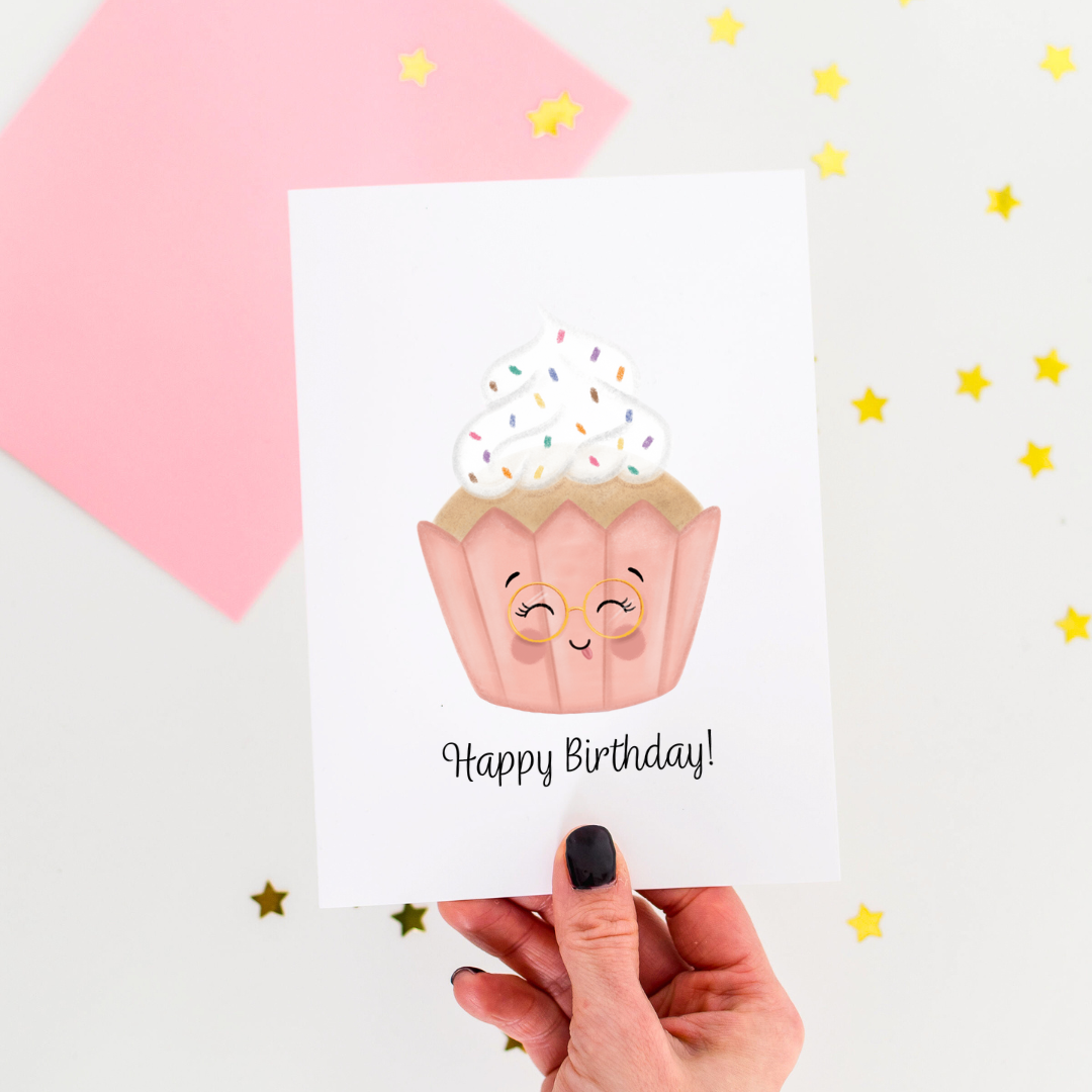 Cupcake Greeting Card