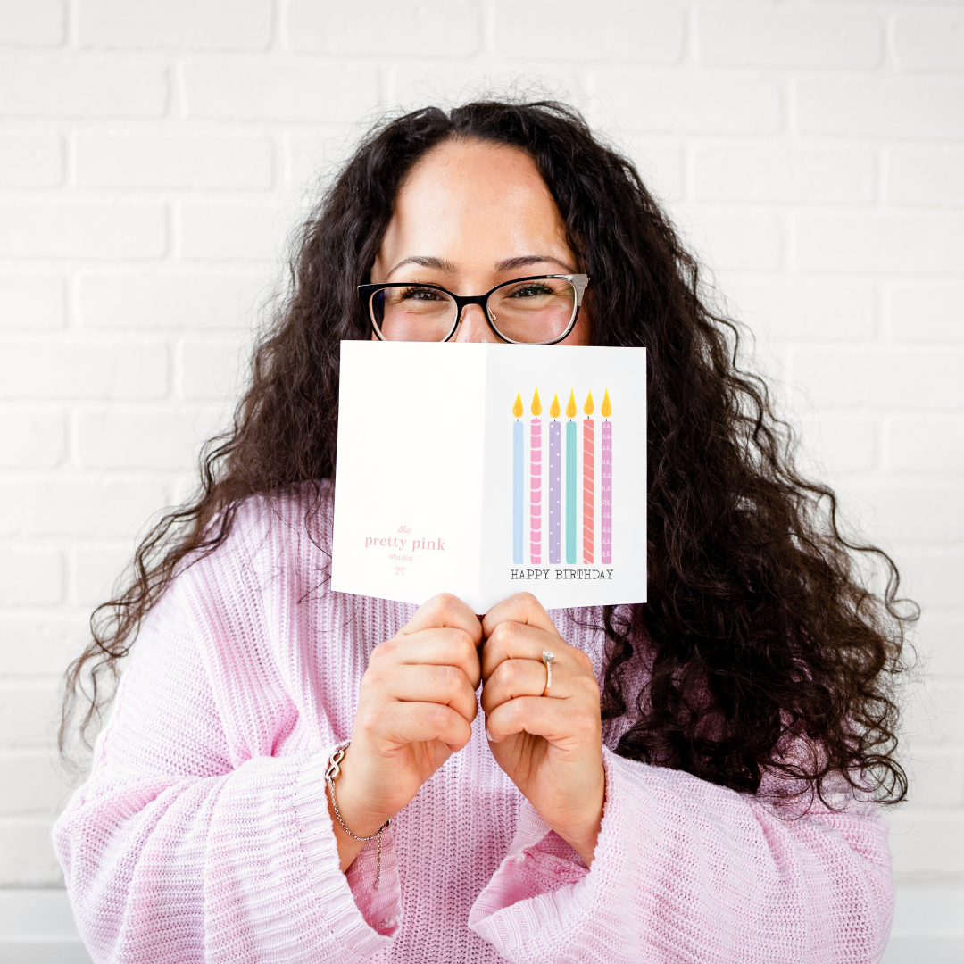 Birthday Candles Greeting Card