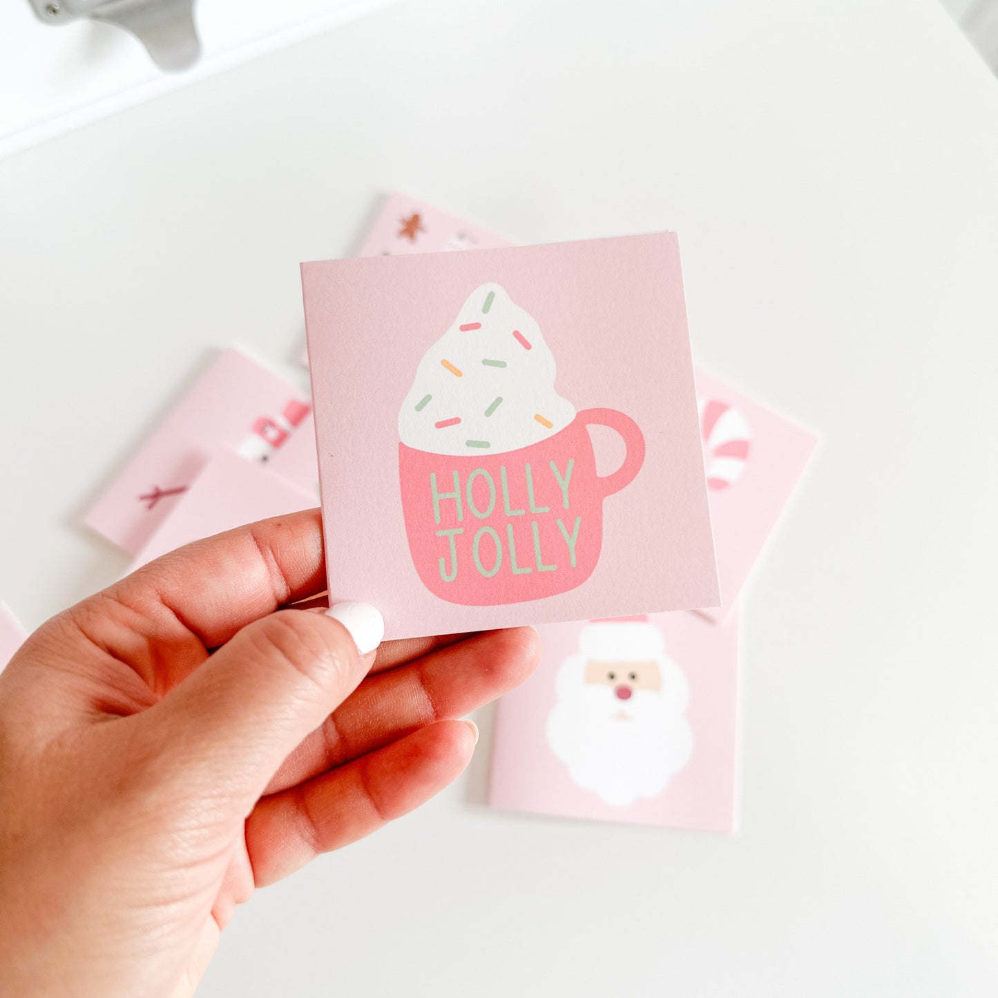 Holly Jolly Mini Greeting Card