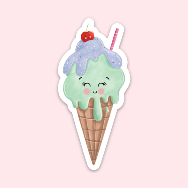 Ice Cream Sticker