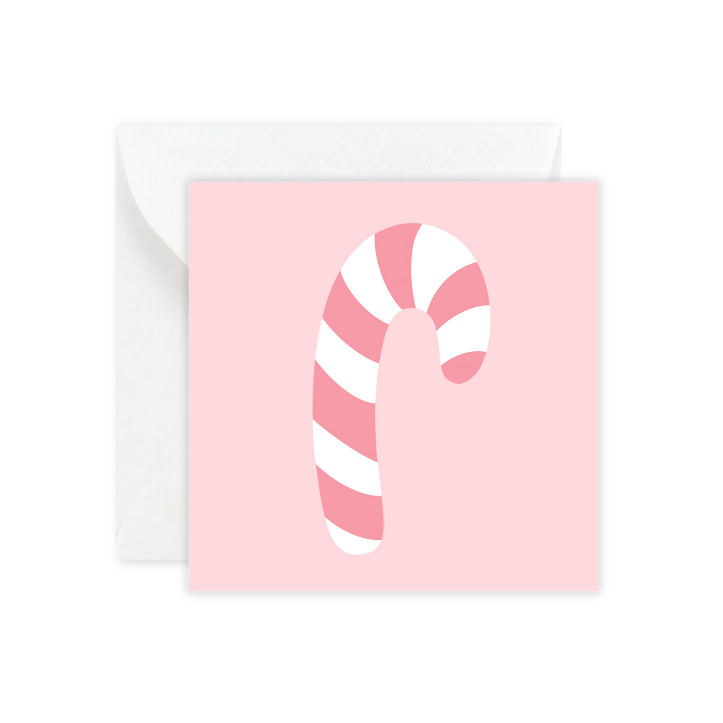 Candy Cane Mini Greeting Card
