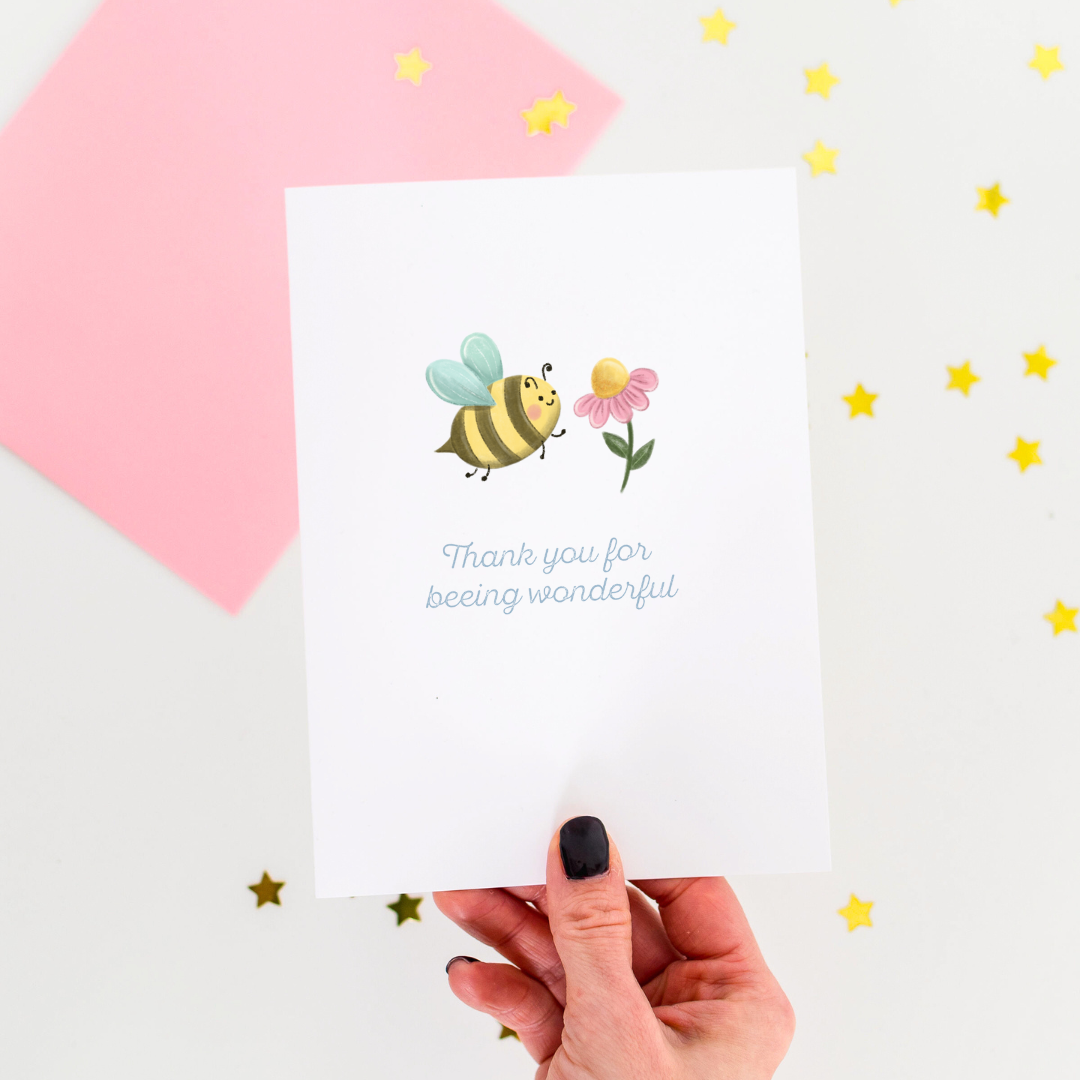 Beeing Wonderful | Thank You Card