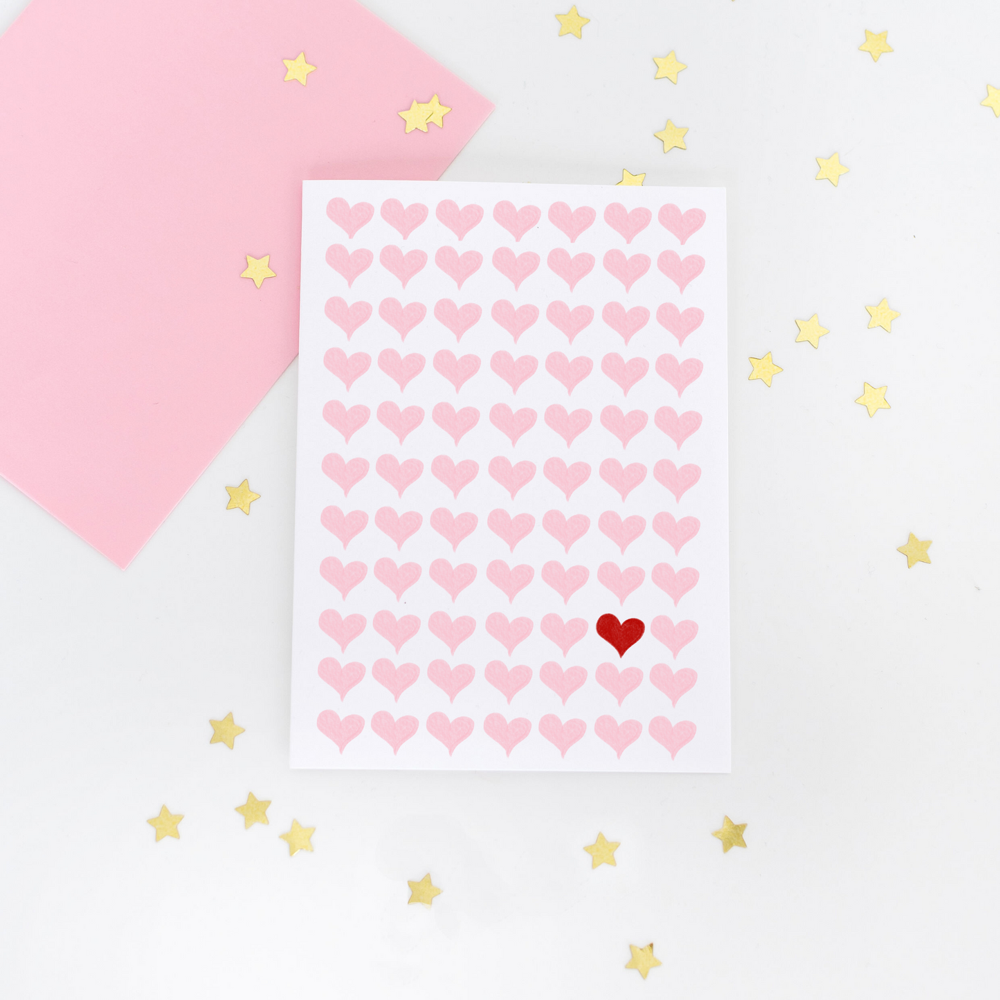Valentine Hearts Greeting Card