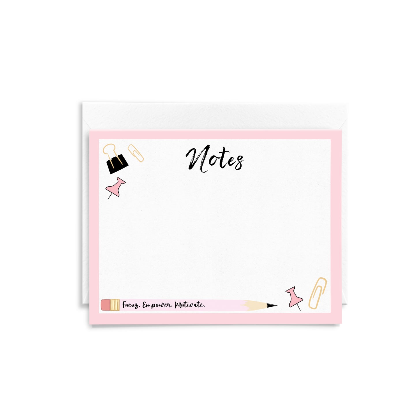 Boss flat notecards