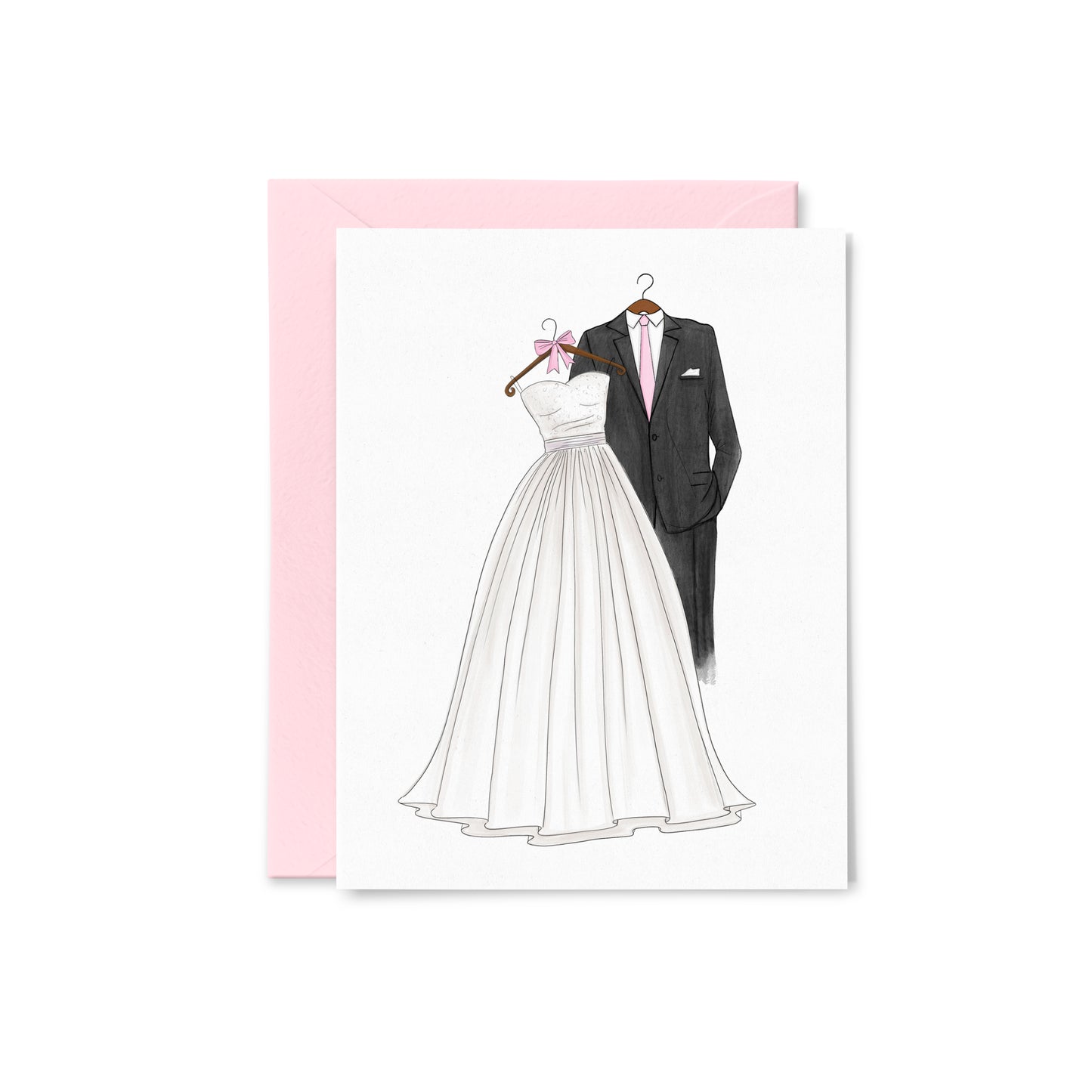 Wedding Outfits Greeting Card