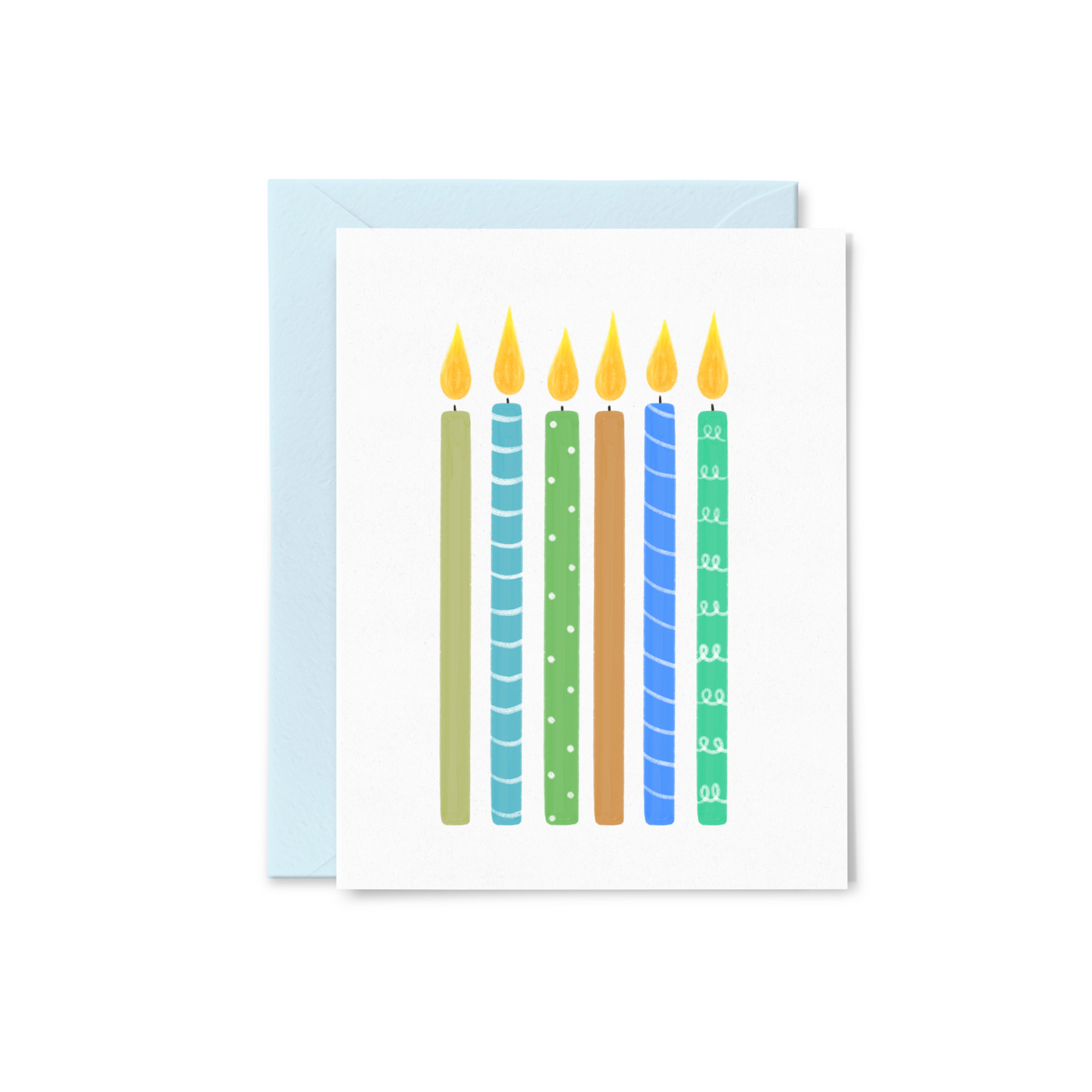 Birthday Candles Greeting Card