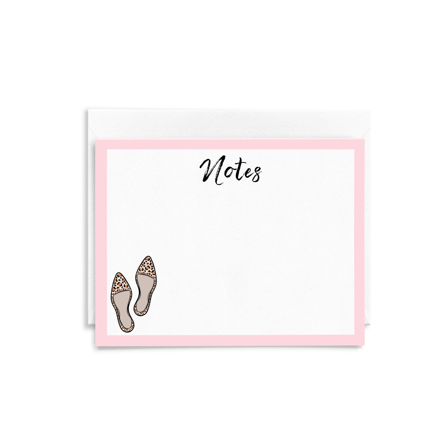 Fashion Shoes flat notecards