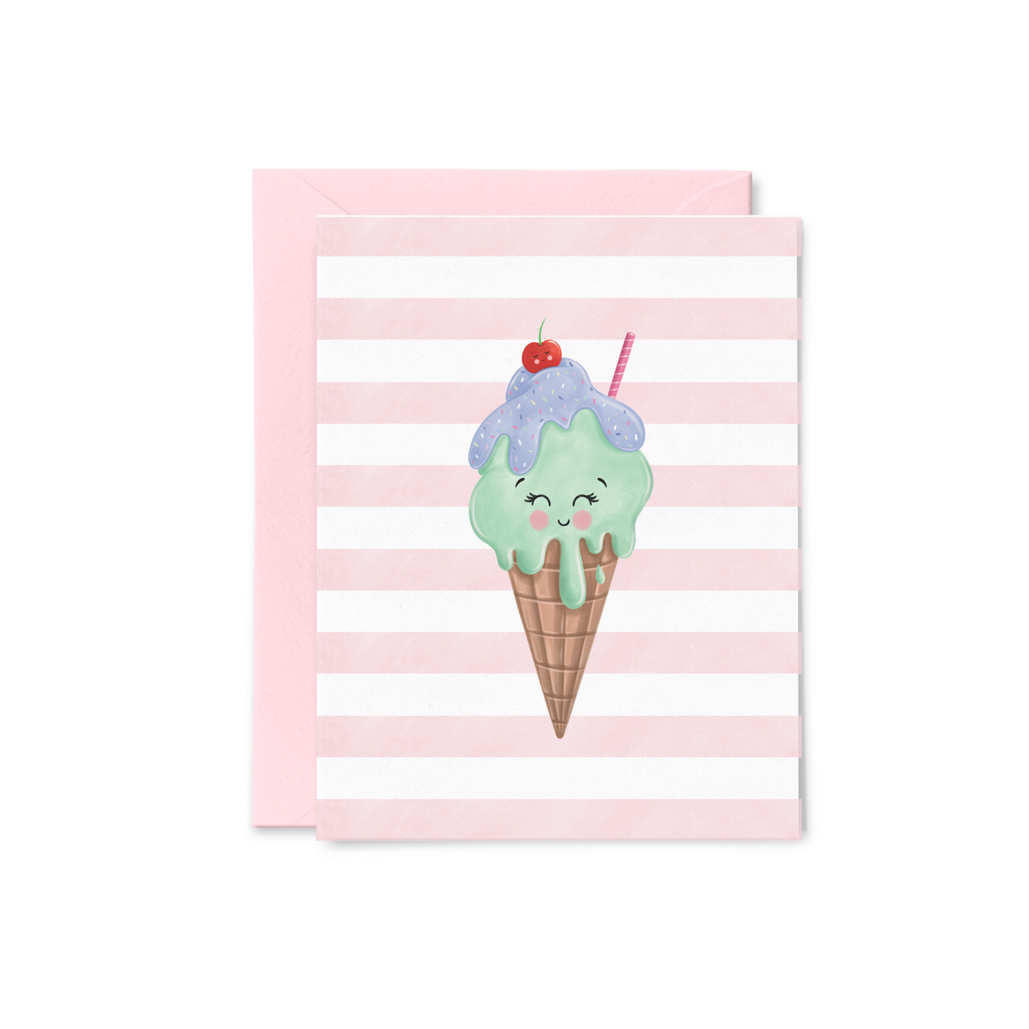 Ice Cream Greeting Card