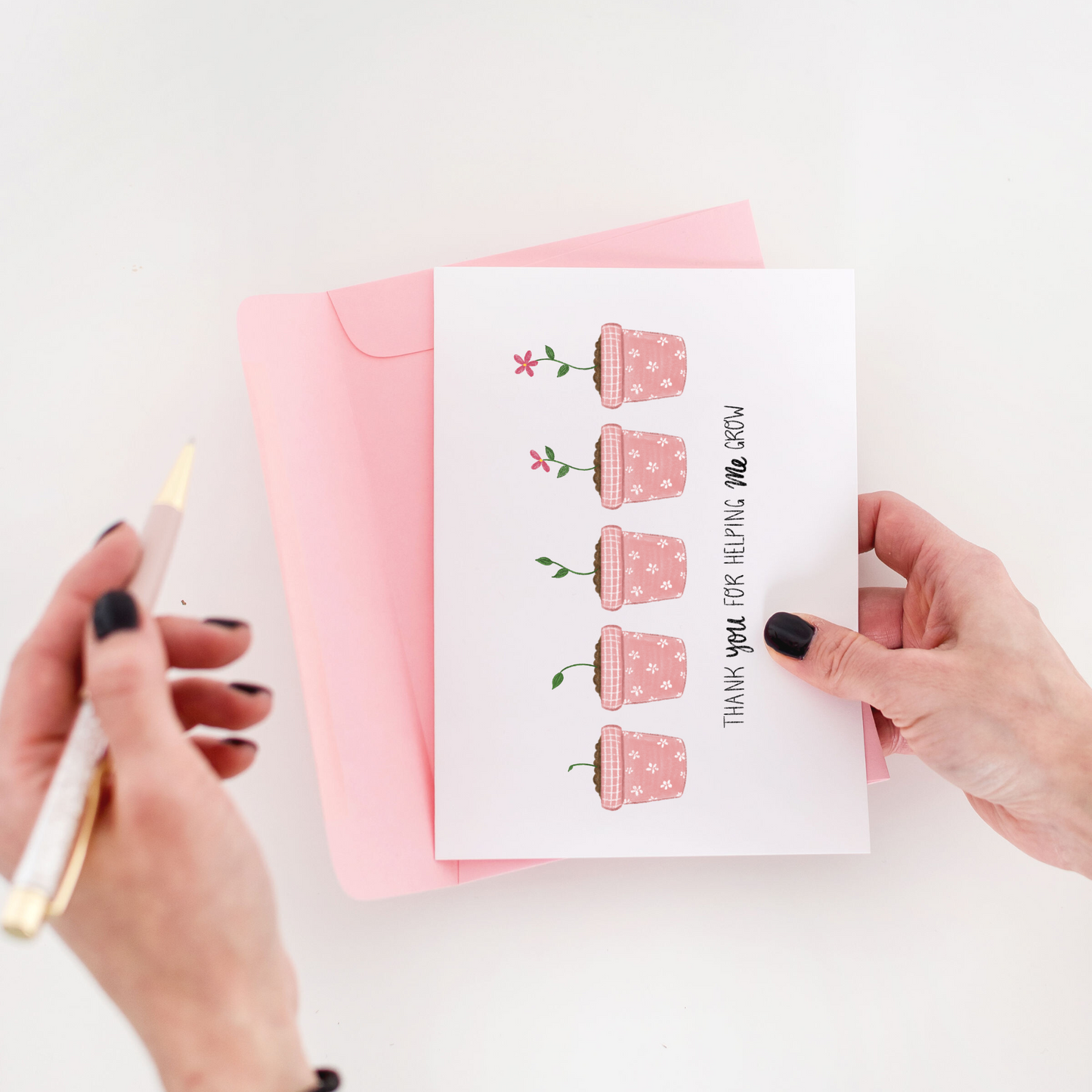 Helping Me Grow Greeting Card