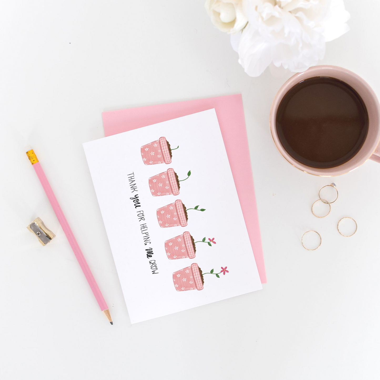Helping Me Grow Greeting Card