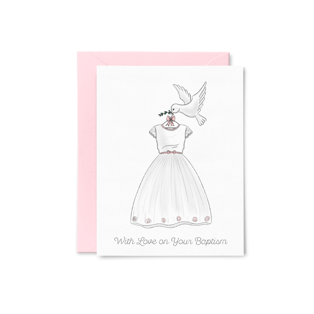 With Love Baptism Greeting Card