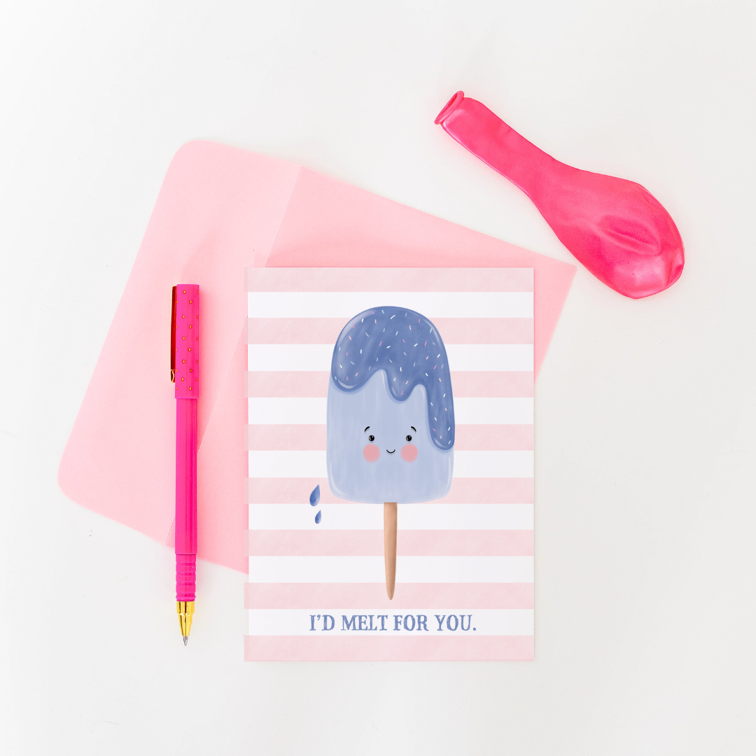 Popsicle Greeting Card