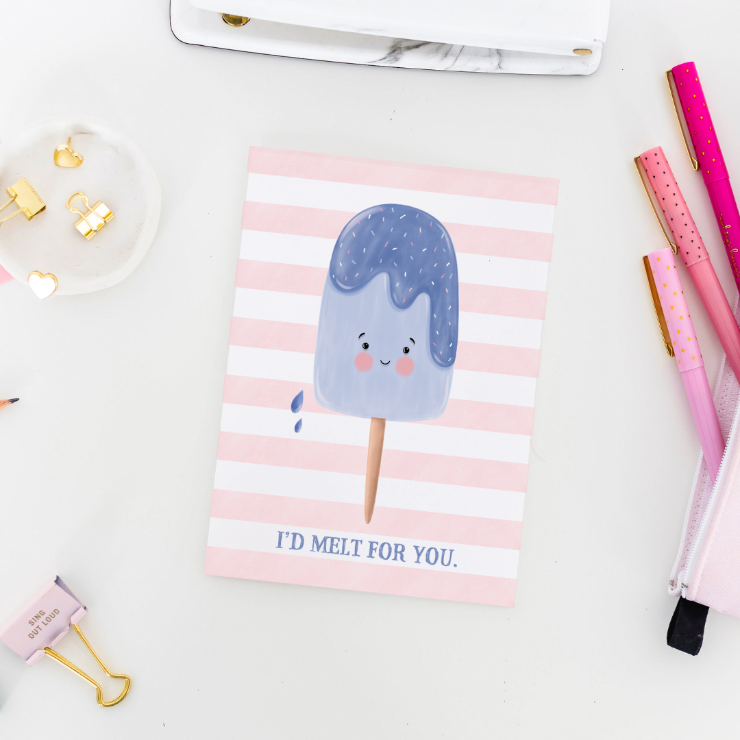 Popsicle Greeting Card