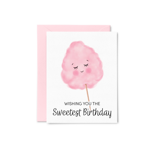 Cotton Candy Greeting Card