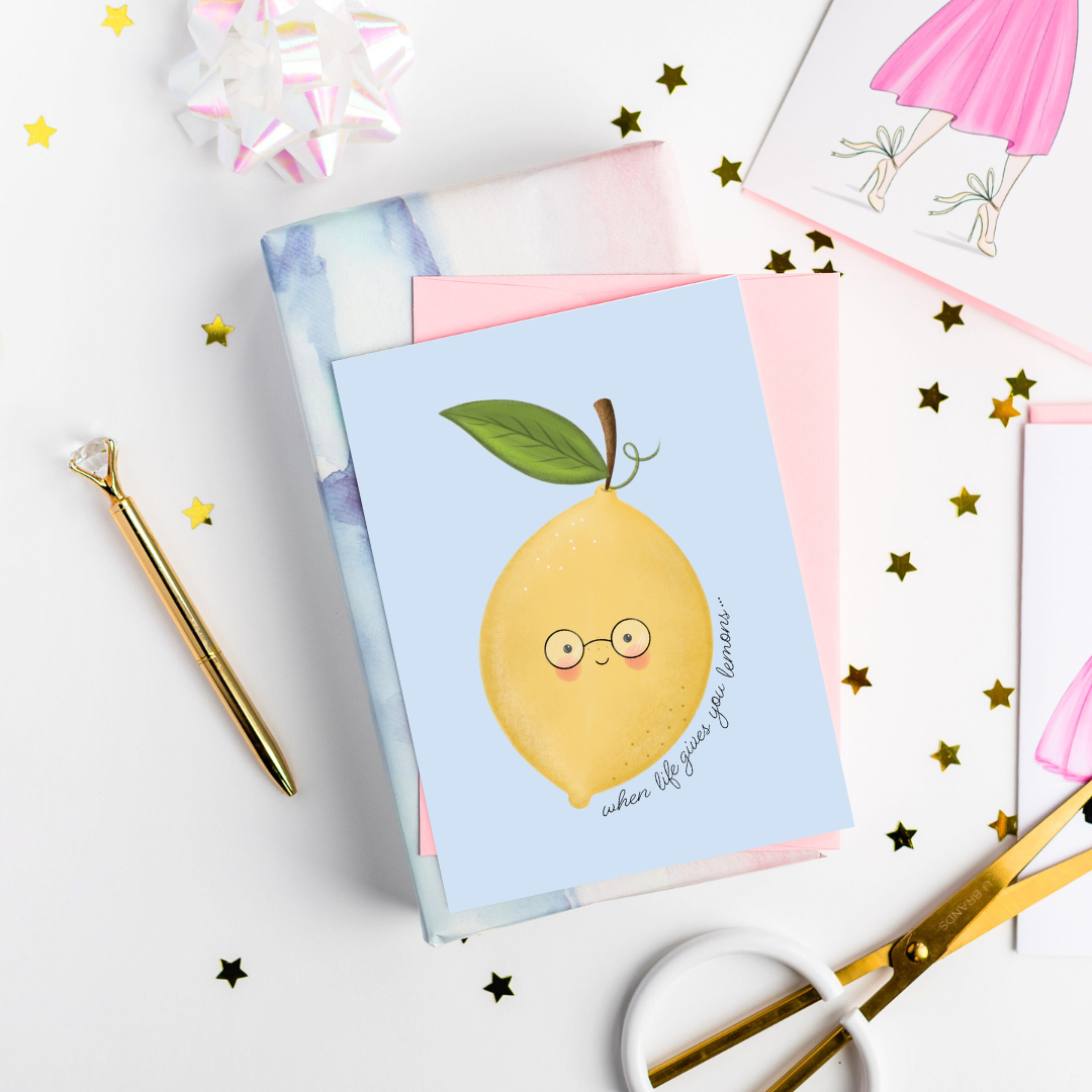 When life gives you lemons Greeting Card