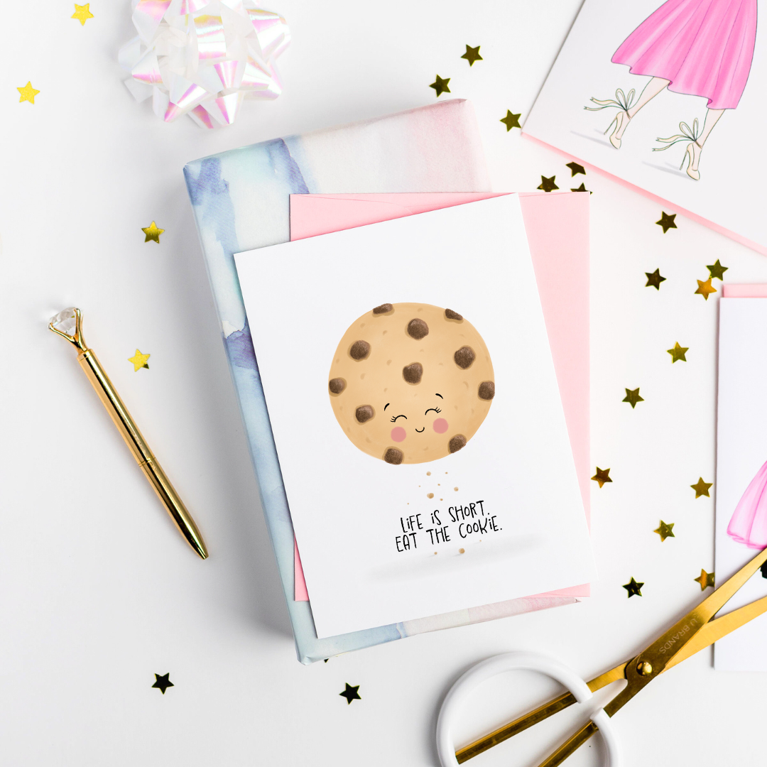 Eat the Cookie Greeting Card