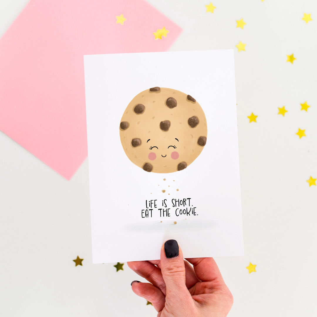 Eat the Cookie Greeting Card