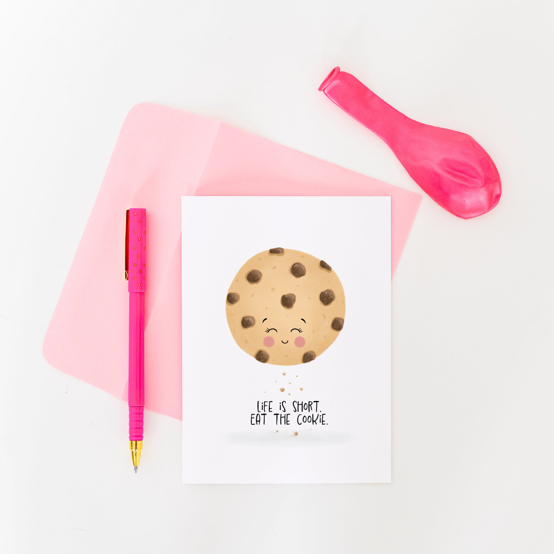 Eat the Cookie Greeting Card