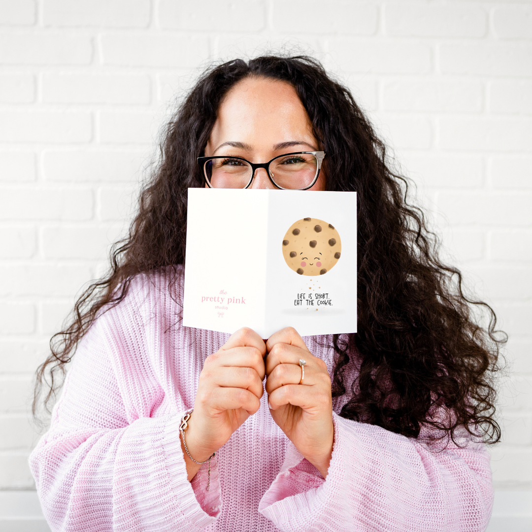 Eat the Cookie Greeting Card