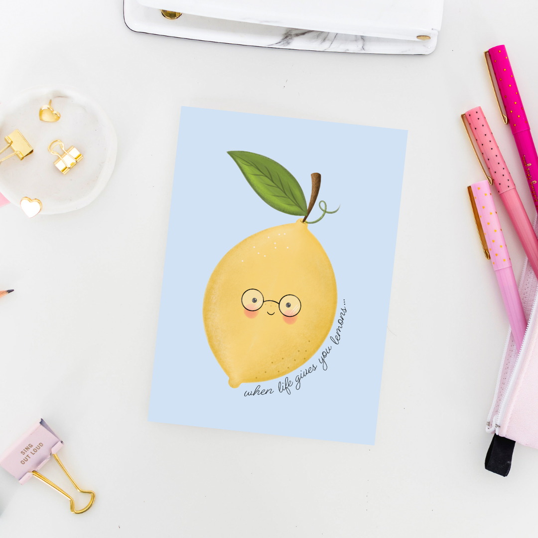 When life gives you lemons Greeting Card