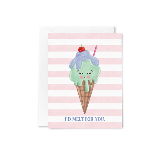 Ice Cream Greeting Card