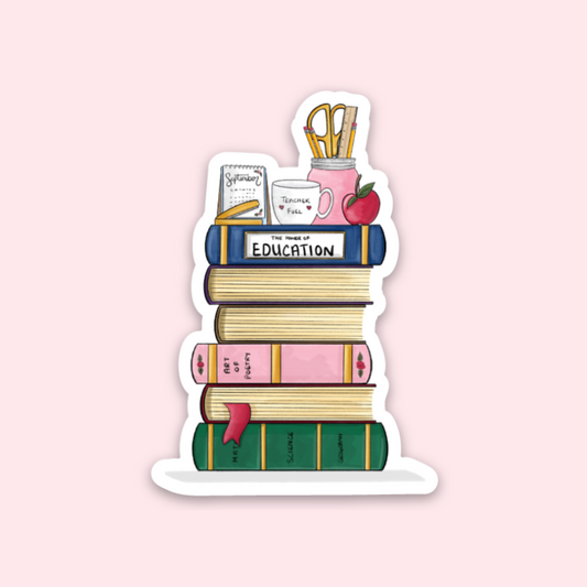 Book Stack (Mini) Sticker