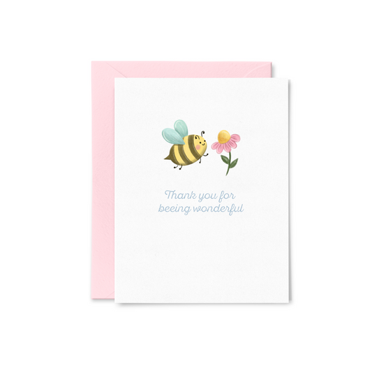 Beeing Wonderful | Thank You Card