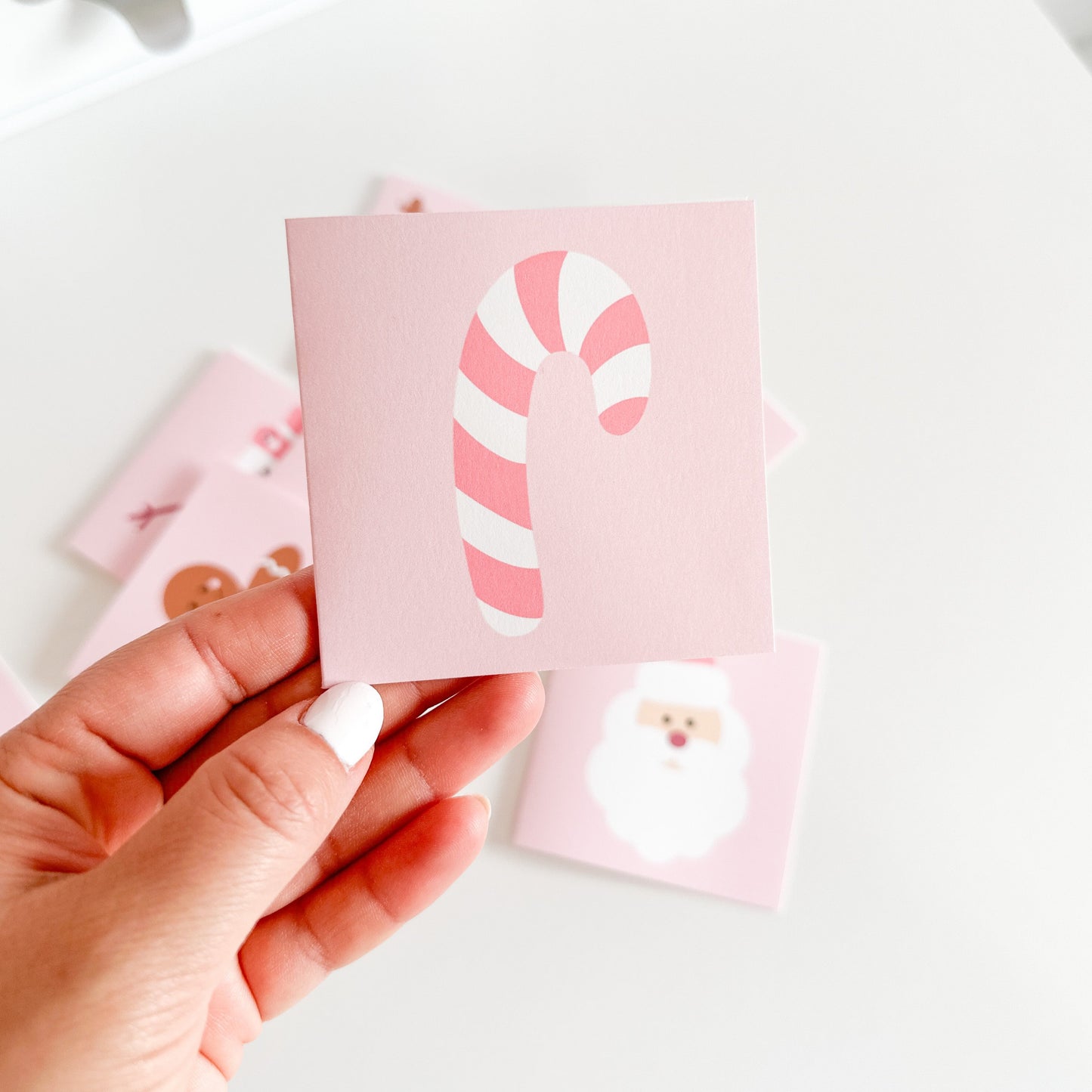 Candy Cane Mini Greeting Card