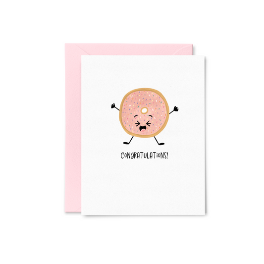 Donut Congrats Greeting Card