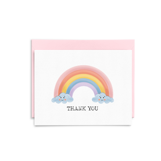 Thank You Rainbow Greeting Card