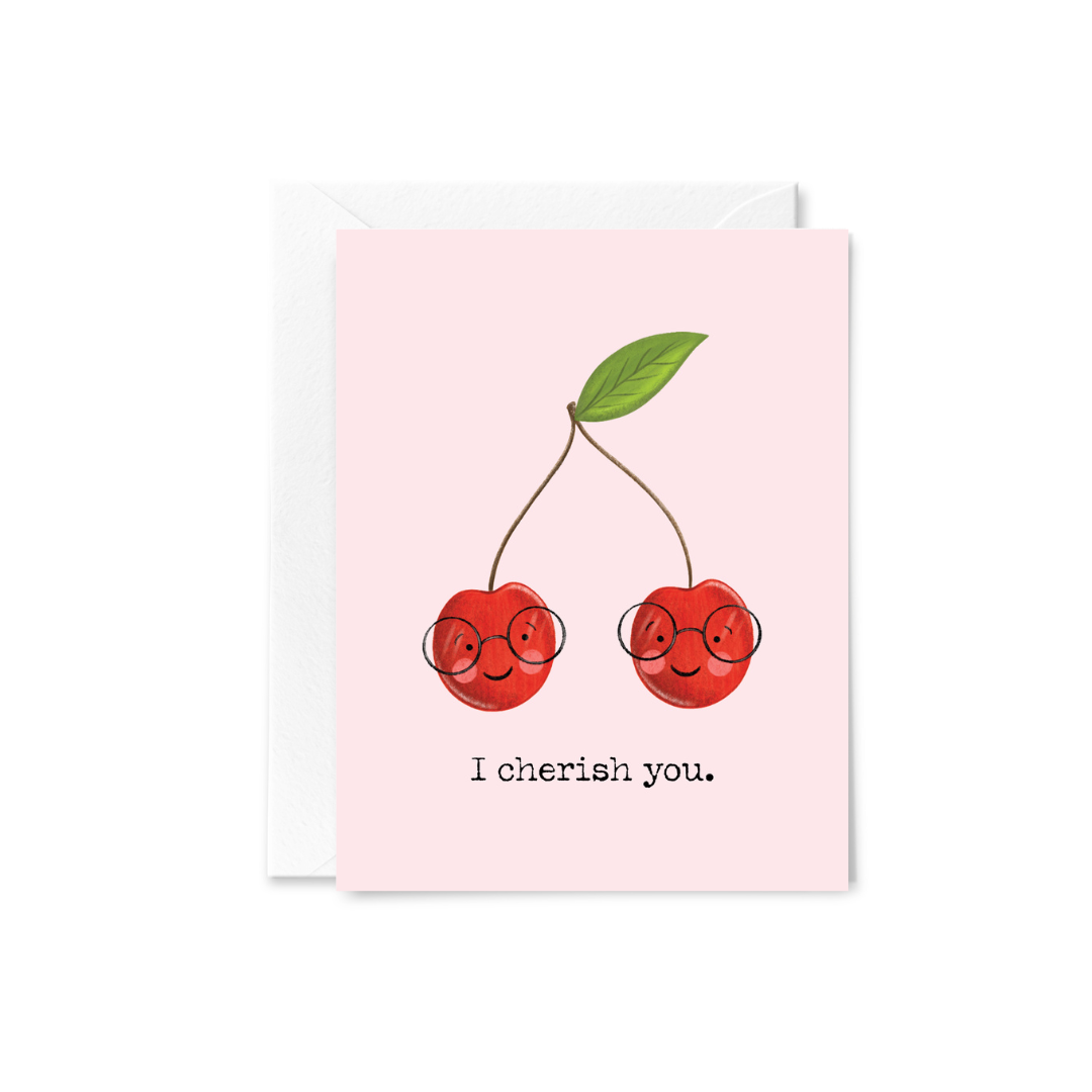 I Cherish You Greeting Card