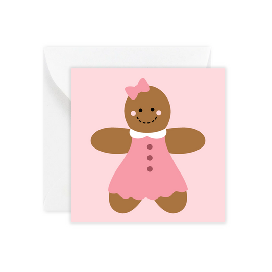 Gingerbread Mini Greeting Card