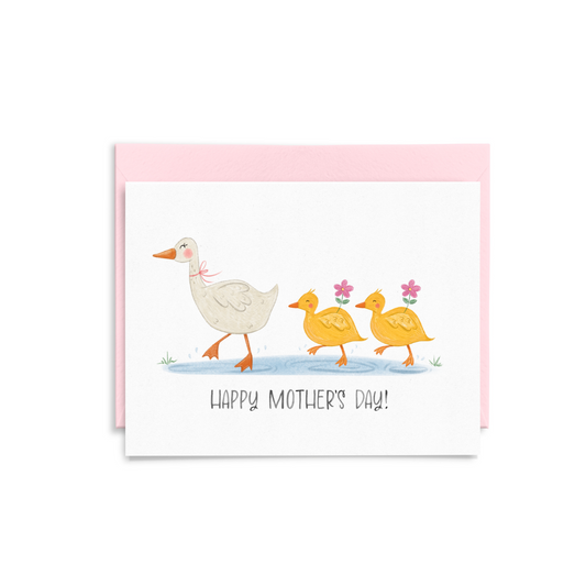 Ducks in a Row Mother's Day Greeting Card
