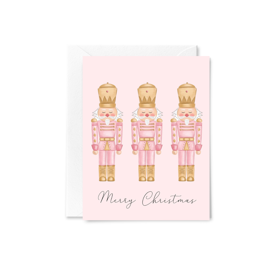 Pink Nutcrackers Greeting Card