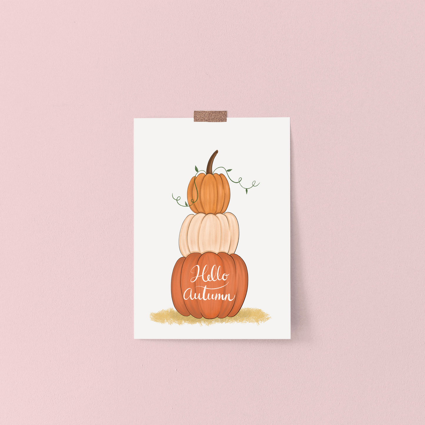 Hello Autumn Pumpkins