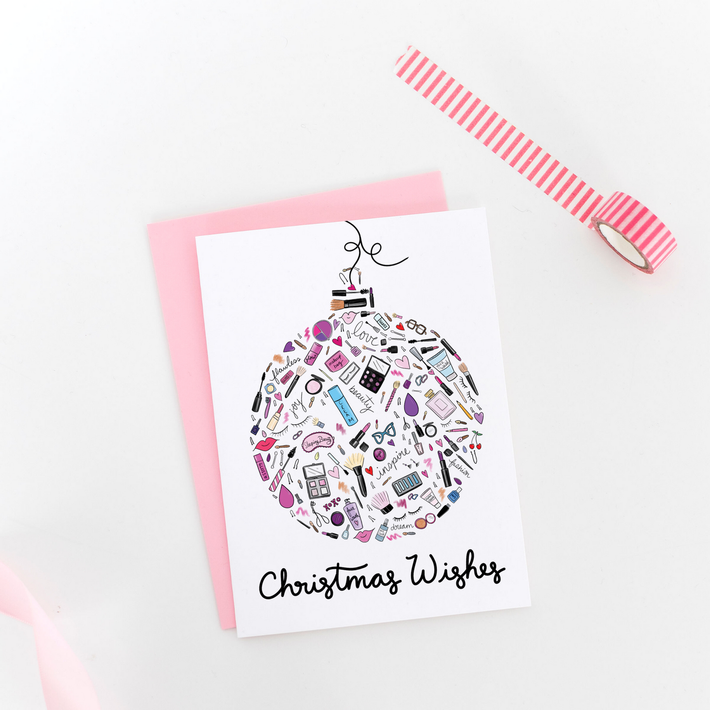 Little Accessories Christmas Ornament Greeting Card