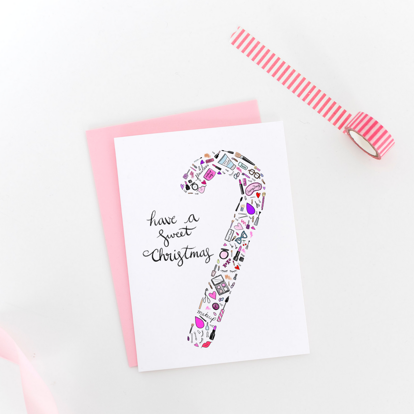 Little Accessories Candy Cane Greeting Card