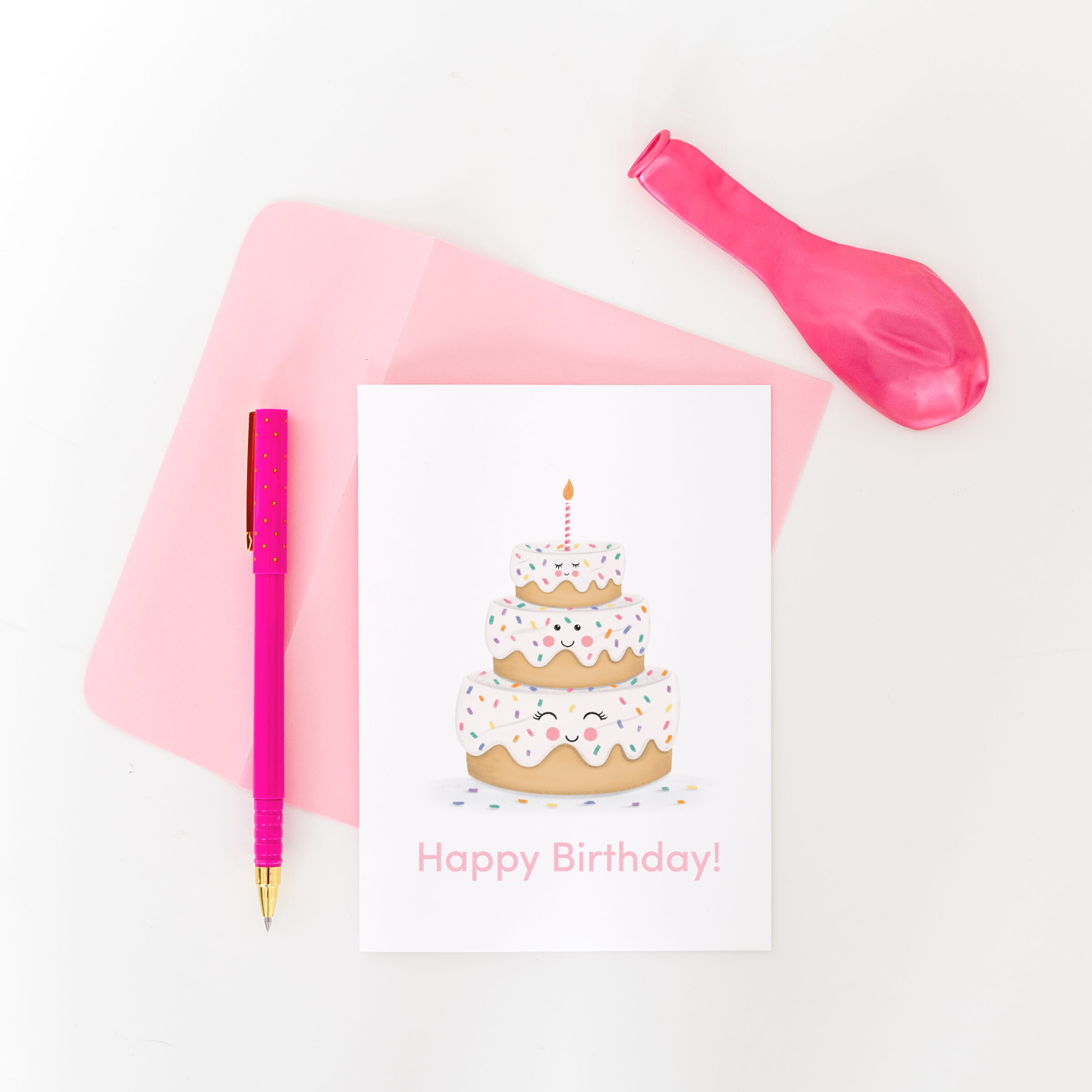 Cupcake Wish Greeting Card - Lady Jayne