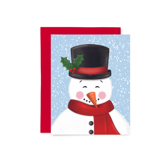 Snowman Greeting Card