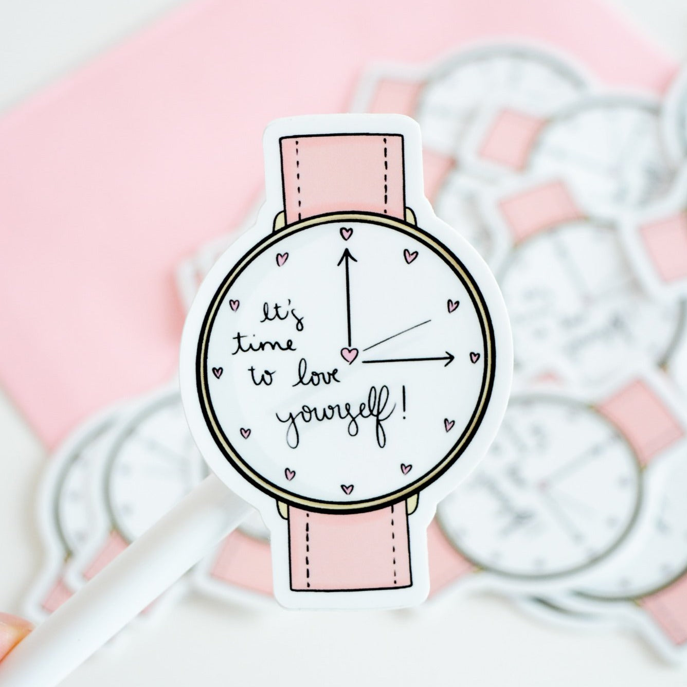 Time to Love Yourself Sticker