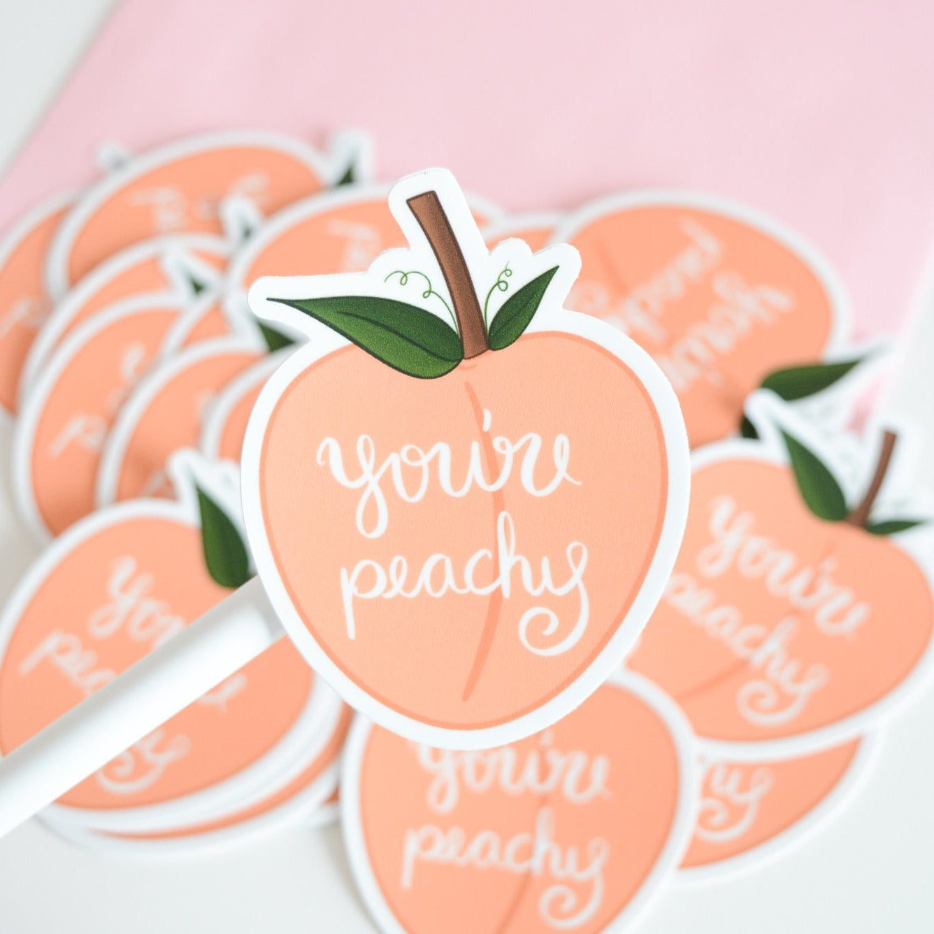 You’re Peachy Sticker