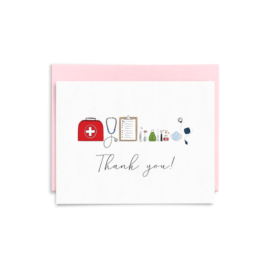 Thank You Doctor Greeting Card