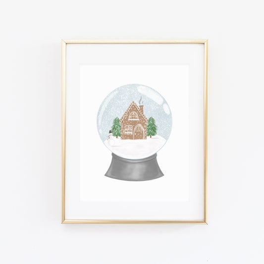 House Globe Art Print