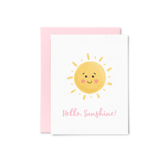 Hello Sunshine Greeting Card