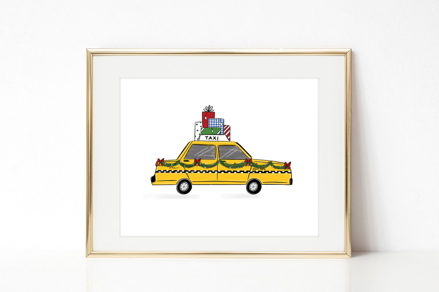 NYC Taxi Gifts Art Print