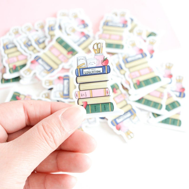 Book Stack (Mini) Sticker
